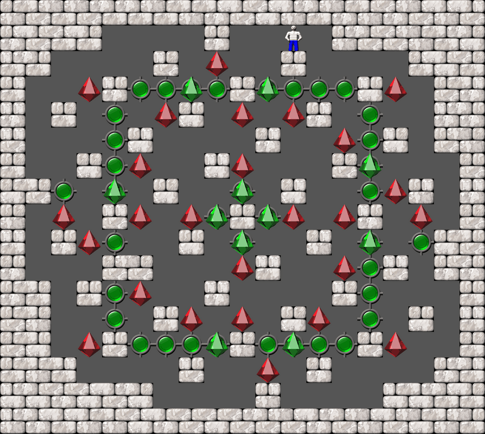 Sokoban Bugs509 collection level 420